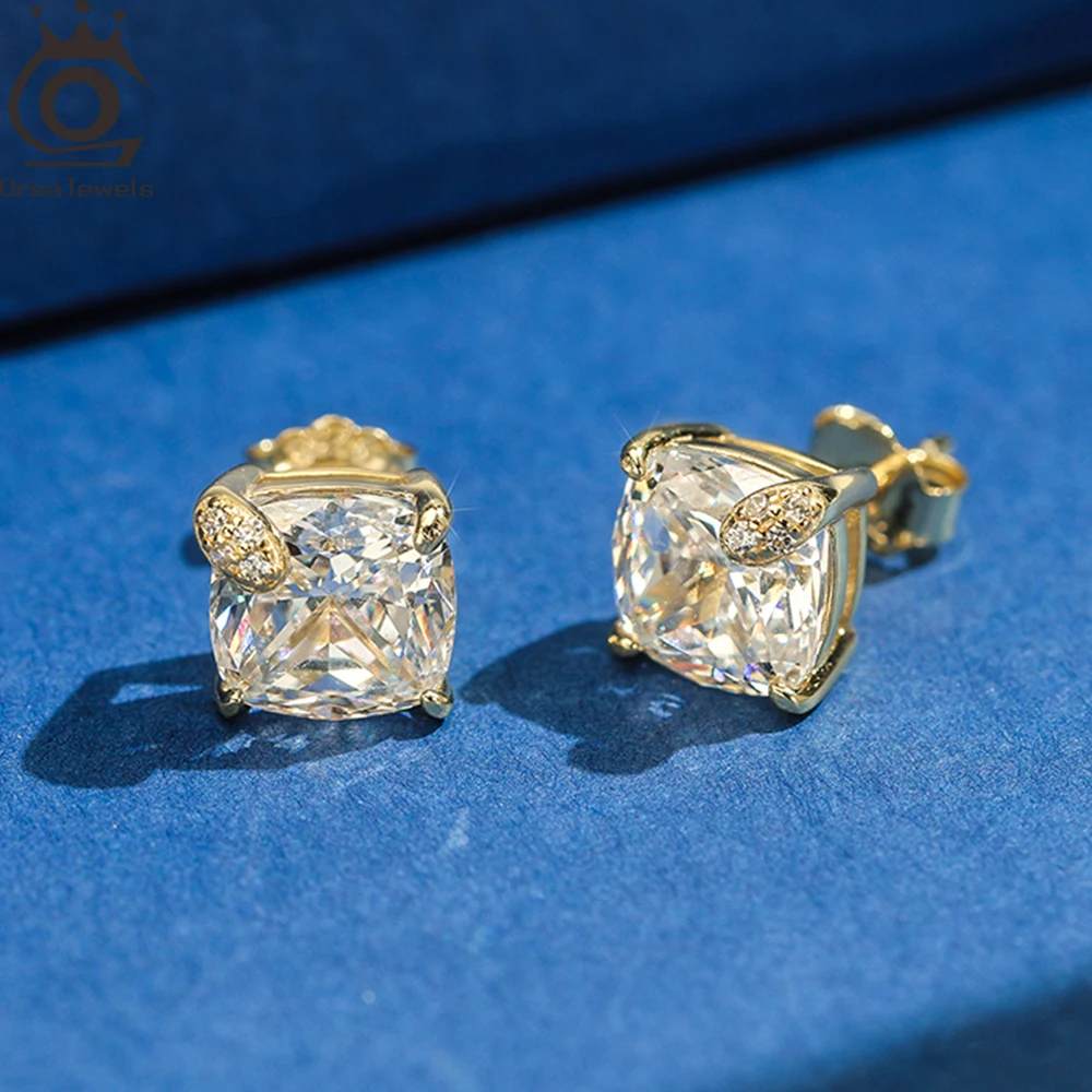 

ORSA JEWELS 925 Sterling Silver Stud Earrings with 8A Premium Zirconia Stone Elegant and Timeless Jewelry for Women LZE58
