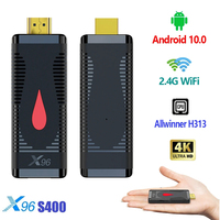 X96 S400 TV Stick Android 10 Allwinner H313 Smart TV BOX 2GB 16GB 1GB 8GB 2.4G Wifi 4K HD Media Player Set Top Box