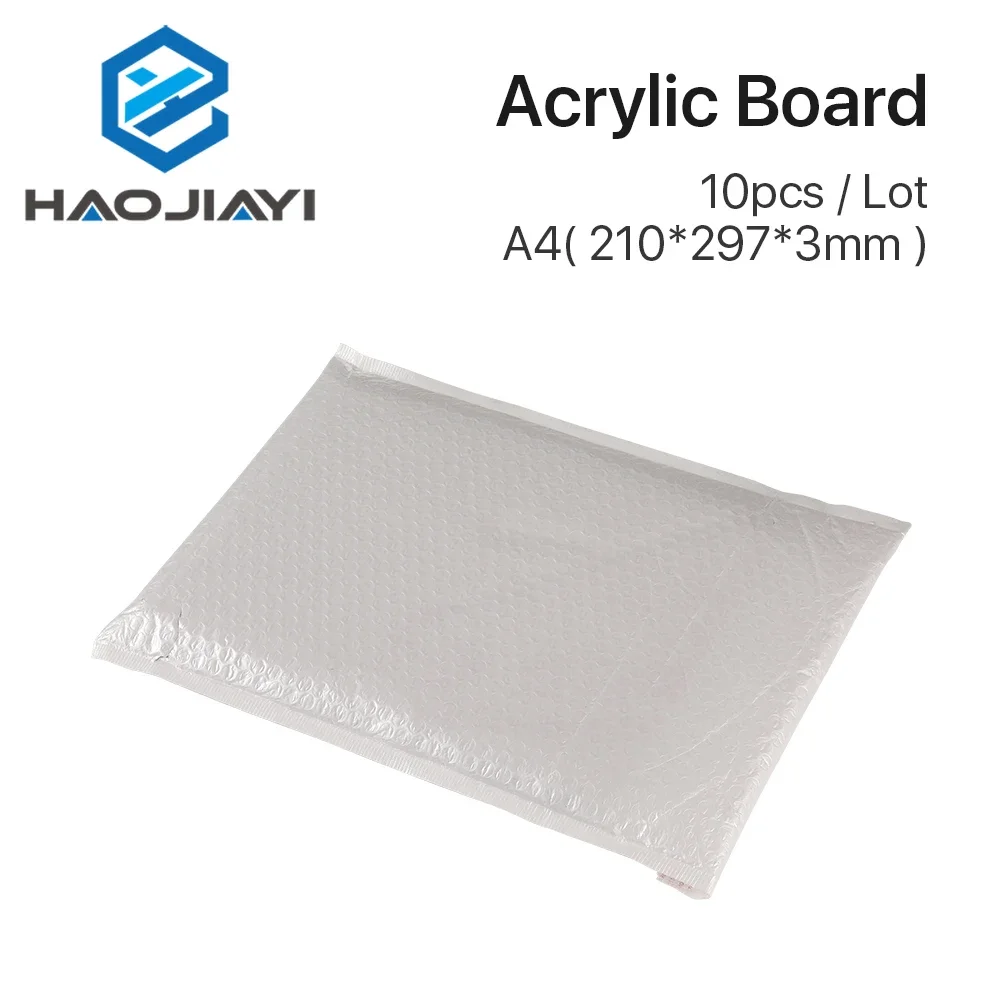 10 stks Acryl Board Lasergravure Materiaal A4-formaat DIY Cadeaumaterial voor Co2 Lasergraveermachine