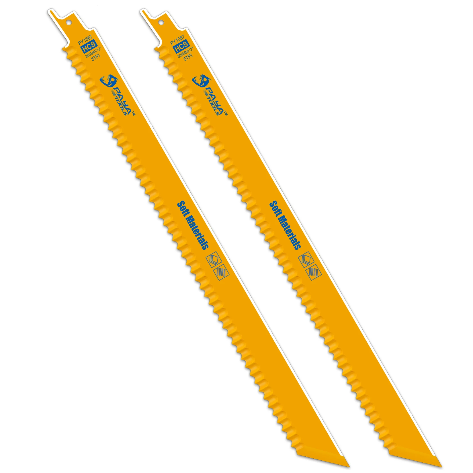 

PAYA 300mm 12Inch 5TPI Soft Material Cutting Blade Fibre Insulation Reciprocating Saw Blade for Mineral Wool Insulated Pipe Cut