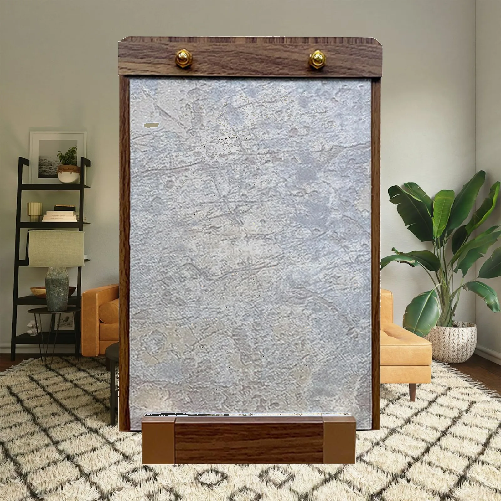 Wooden Nail Art Display Board Multifunction Tabletop Manicure Tool Sample Holder for Nail Design Studio