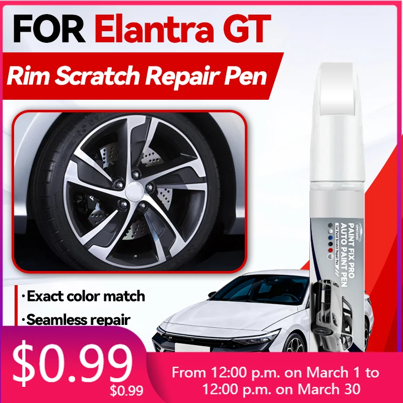 

Автомобильные аксессуары для Hyundai Elantra GT: Ремонтный карандаш для удаления царапин, DIY, черный, белый, серебристый, синий
