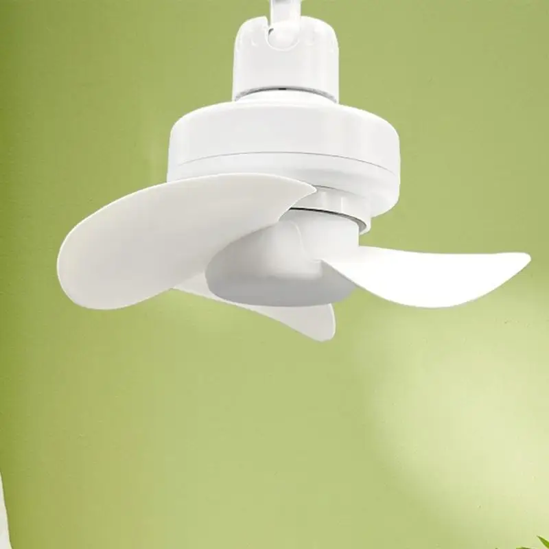   E27 Ceiling Fan 360 Degree Adjustment Low Noise Electric Fan Indoor Cooling Fan