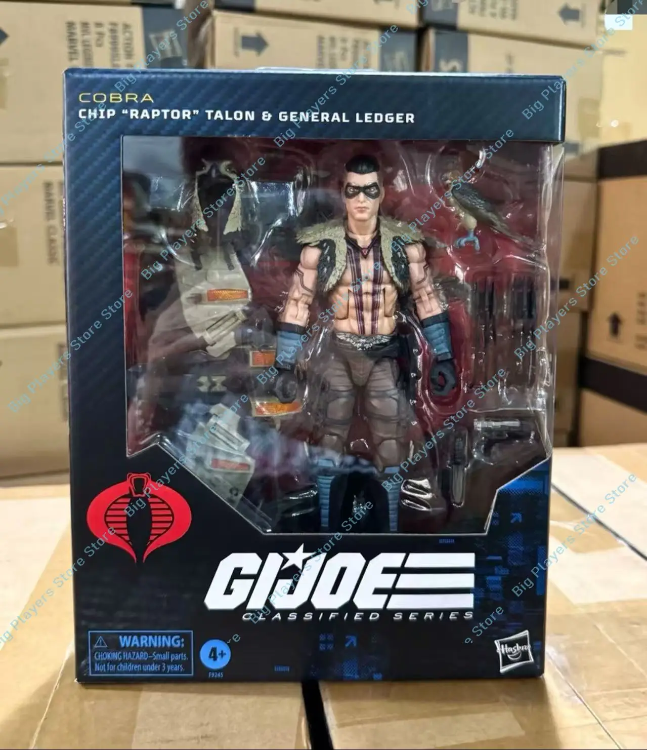 Hasbro Fuerzas Especiales GIJOE No. 139 Cobra Raptor Ledger Eagle práctico de 6 pulgadas