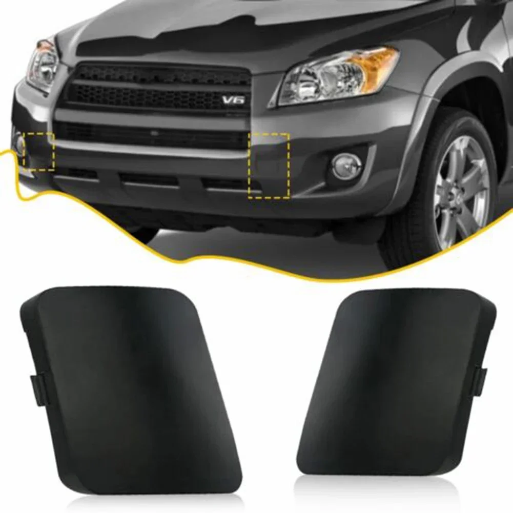 Perfect Match For The Original Equipment Front Bumper Tow Hook Cover Cap For For Toyota For RAV4 ACA33 ACA30 ACA31 Left Right