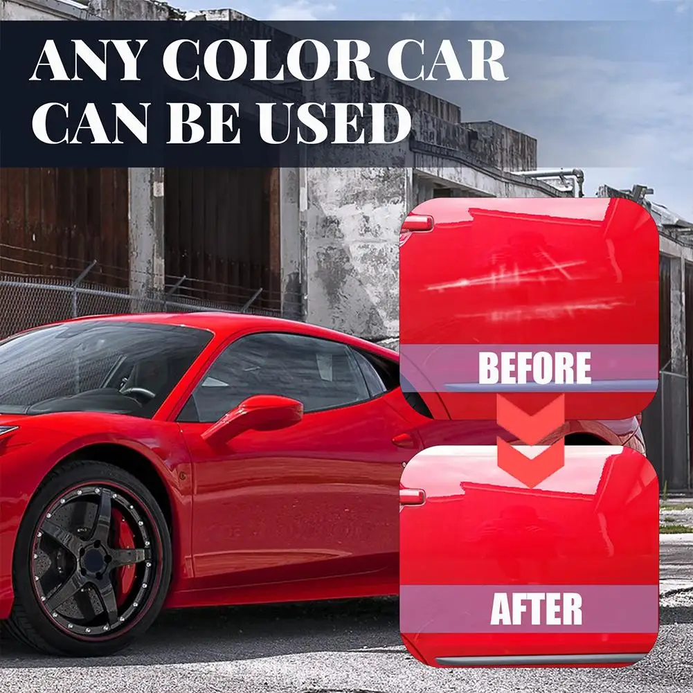 100ml Car Scratch Remover with Sponge Car Scratch Repair Wax Paint Scratch Repair Agent for Vehicles Car Paint Scratch Repa S6H0