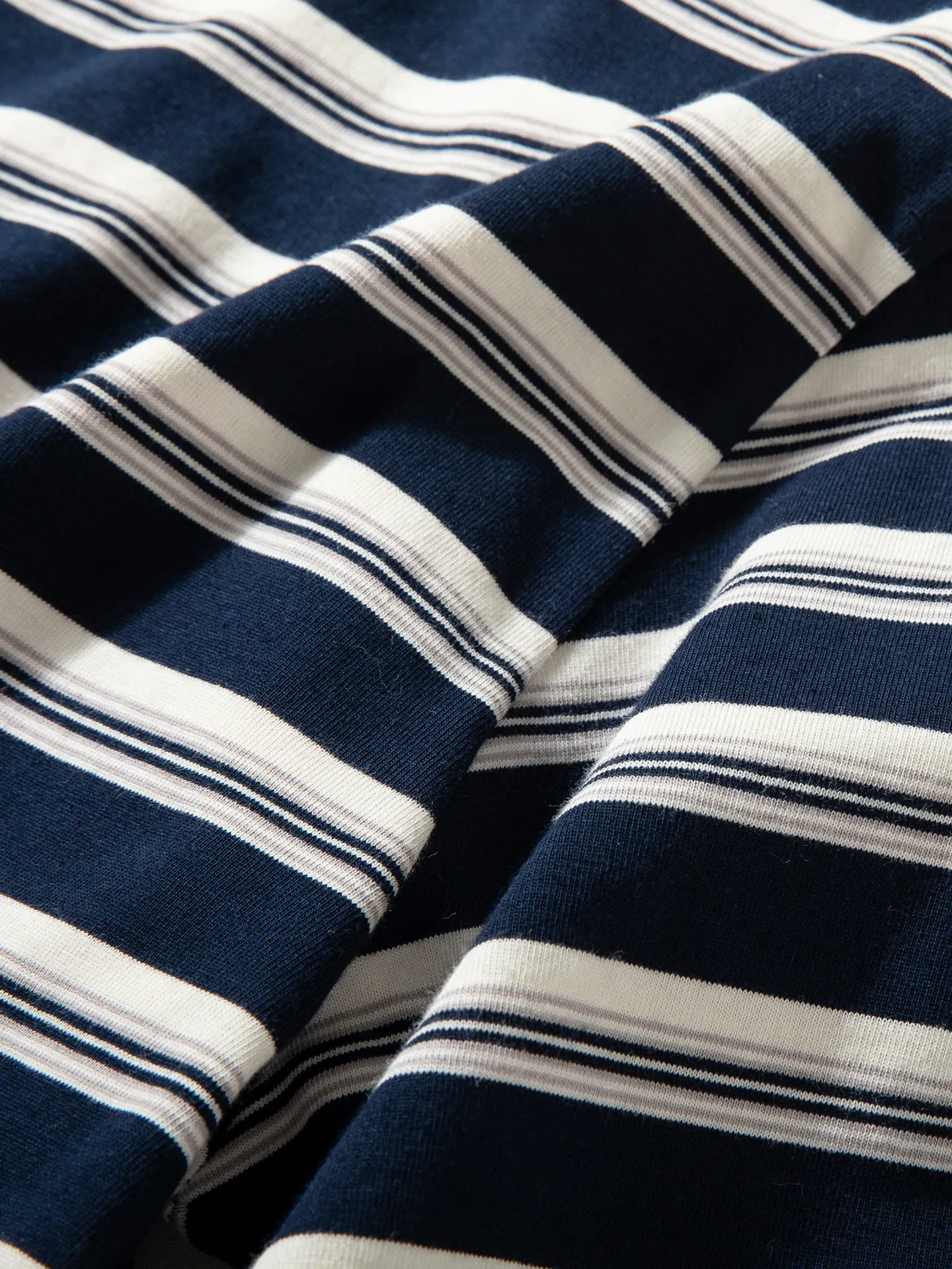 Autumn New American Retro 240g Heavyweight Sailor's Striped T-shirt Men's Fashion 100% Cotton Washed Casual Loose Tough GuyTops