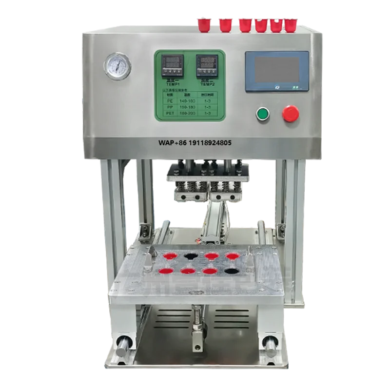 

YIJIA Automatic Coffee & Plastic Cup Sealing Machine with Aluminum Foil Packaging