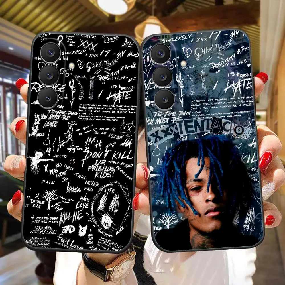 Rap Singer X-XXXTentacions Cover Phone Case For Samsung Galaxy S26 S25 S24 S23 S22 S21 S20 FE Ultra Plus Unique Bumper TPU Case