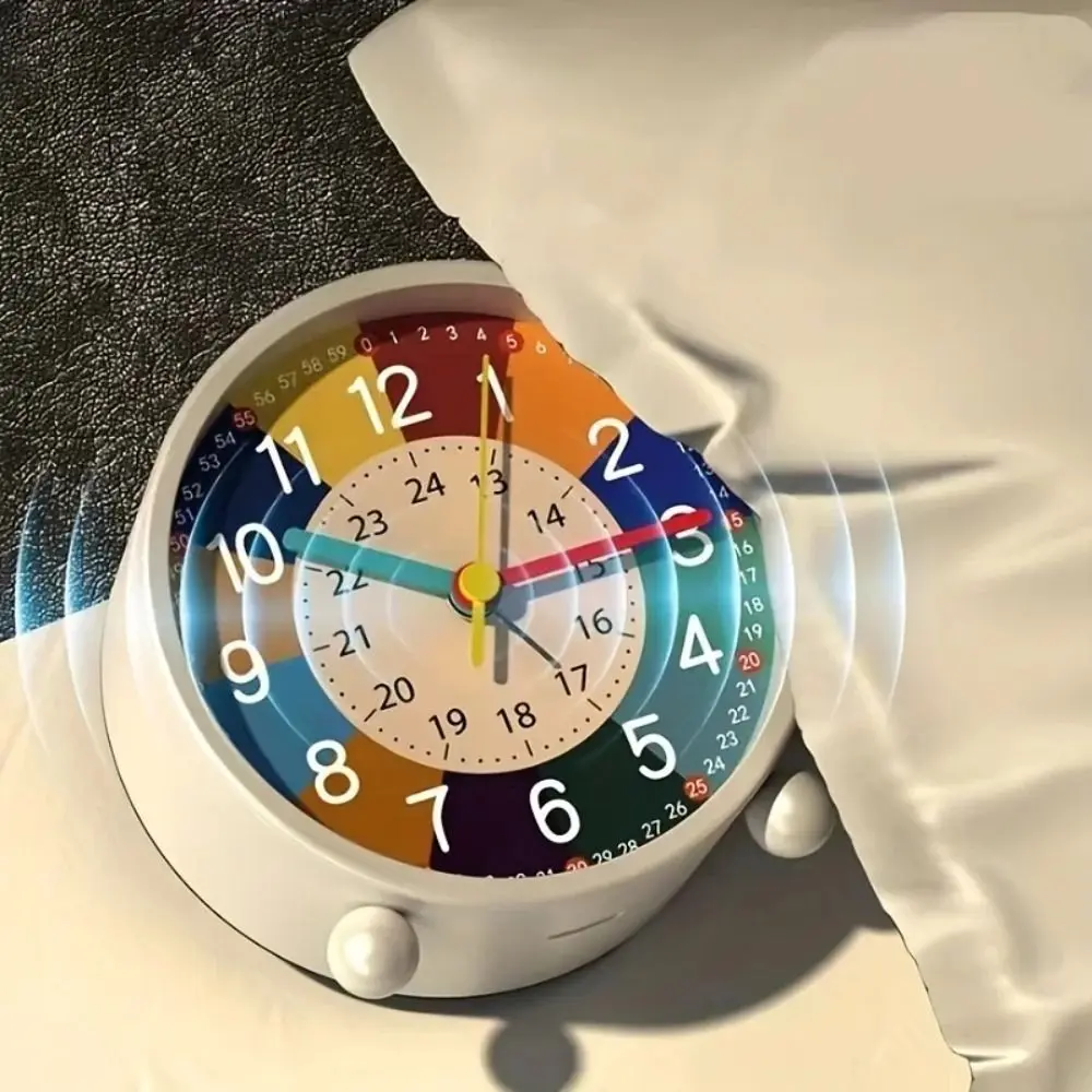 Desktop Decoration Mute Alarm Clock Creative Silent Children Clock Small Learning Clock Children Educational
