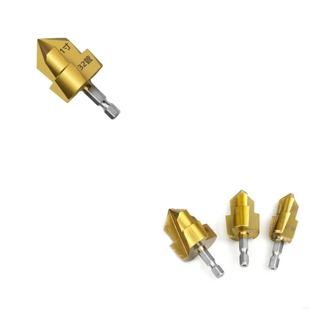 

P82E Lifting Drill Bit Water Pipe Connection Tool Stepped Drill Bit 20/25/32mm