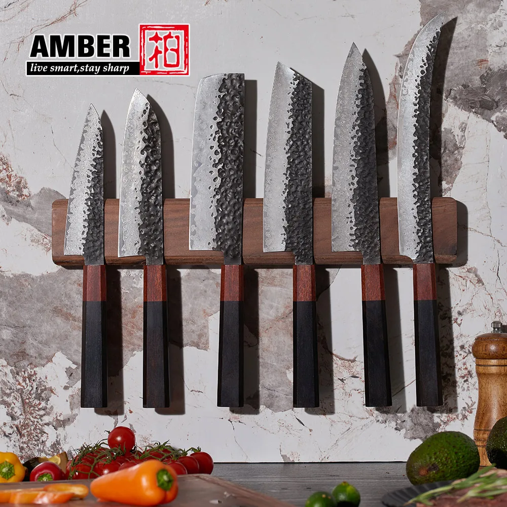 Amber Forged Chef knife 67 Layers VG10 Damascus Steel Nakiri Kiritsuke Knife 1-3pcs Japanese Kitchen Knives Set Bamboo Handle