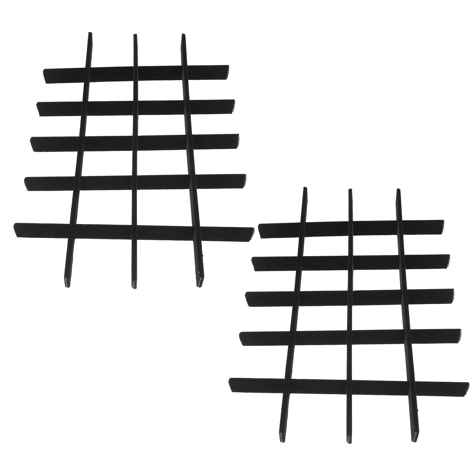 

Adjustable Jewelry Tray Divider Lining Strip Soft Scratch Resistant Black Compartments Organizer Inserts Removable Jewelry