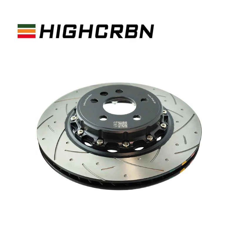 HIGHCRBN 348*30mm 2-piece Brake Disc Floating Front for BMW 335i E90/91/92/93 OE#34116770729;34116855000