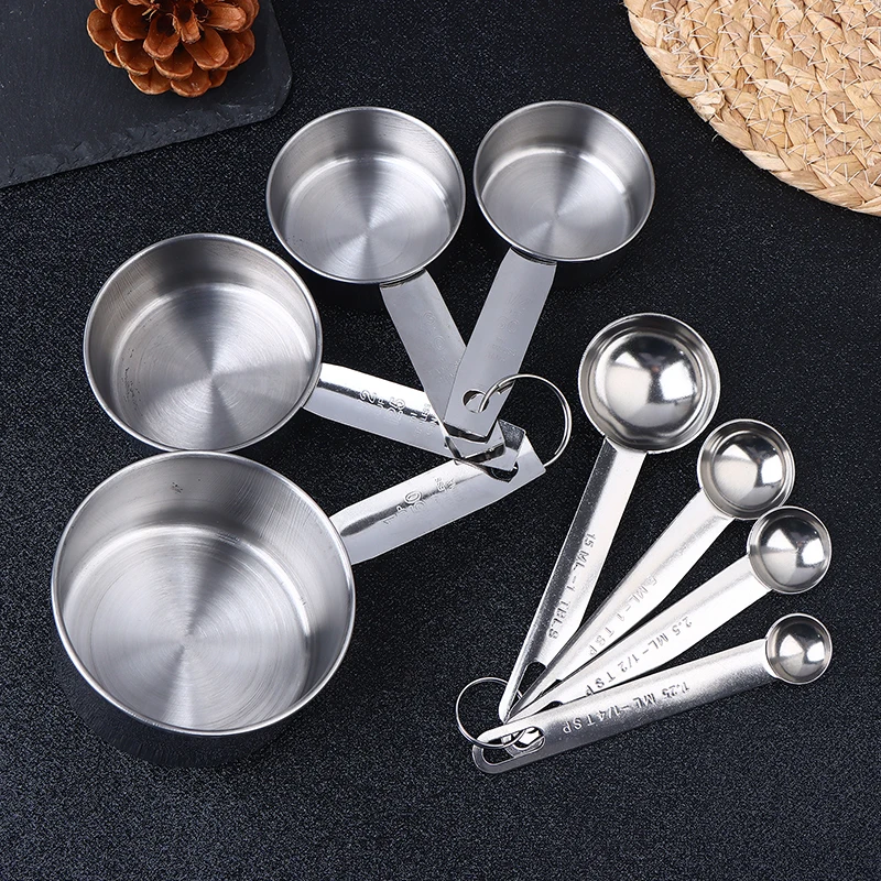 Stainless Steel Measuring Spoo - Kitchen Baking Utensils recension och pris