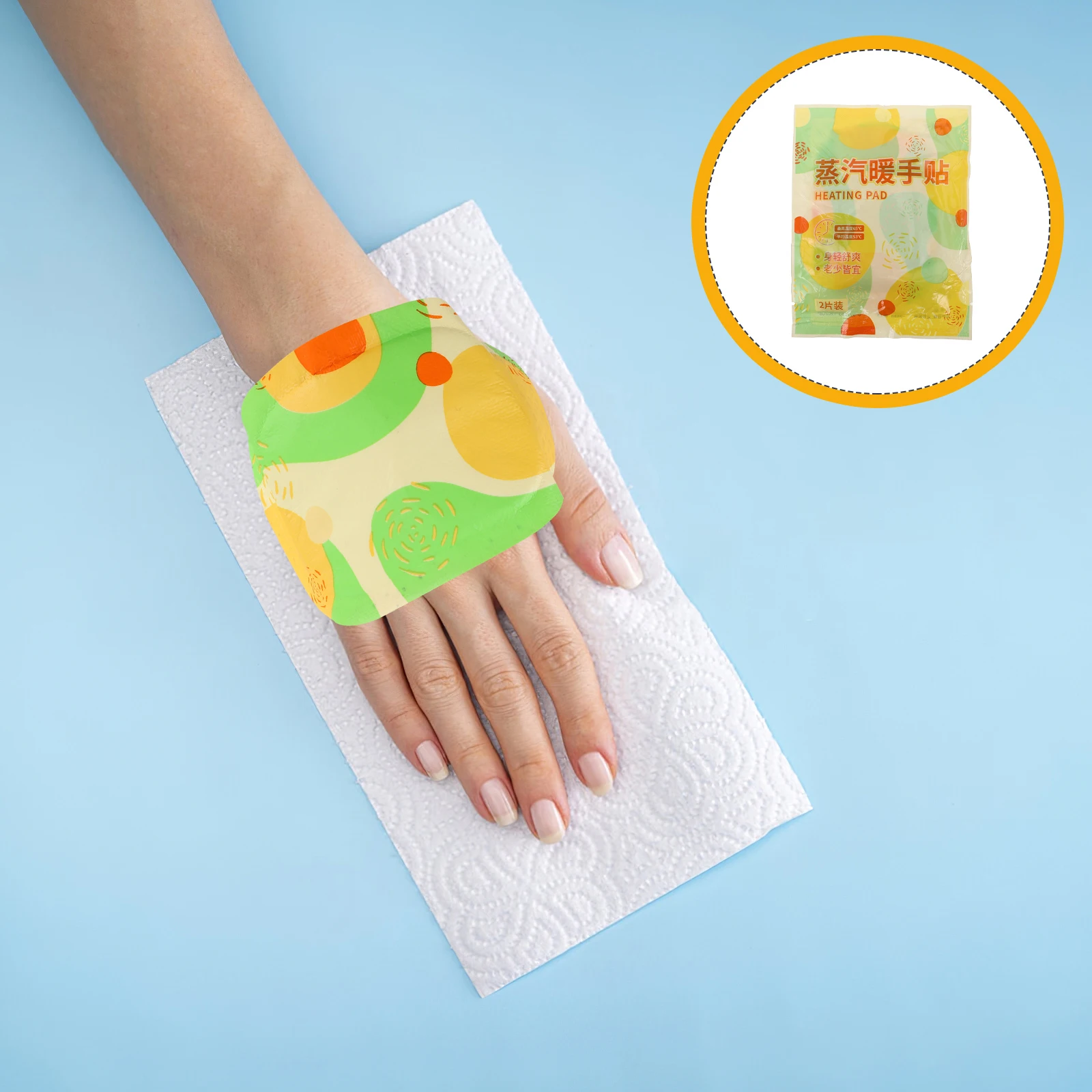 

20pcs Warm Hand Foot Pads Reusable Heat Packs Winter Body Warmers Portable Pocket Heater Snap Gel Heated Muff For Office Outdoor