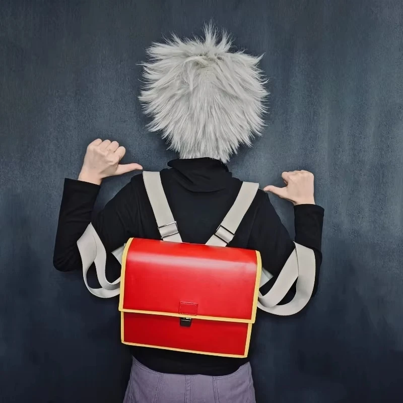 Anime HUNTER Killua Zoldyck Cosplay Prop Killua Bag School Bag PU Red Packsack  Anime Products For Hallowmas Party Costume