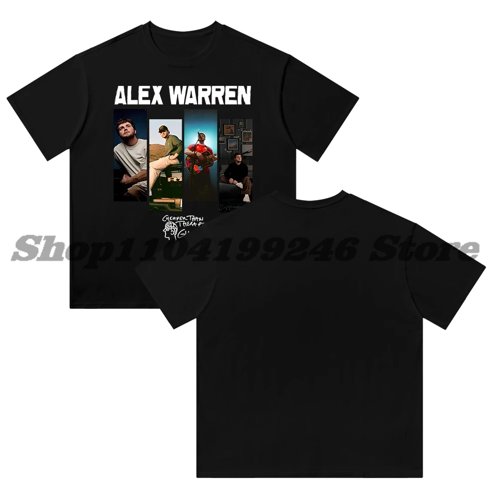 

Alex Warren Merch Cotton T Shirt Fashion Casual Short Sleeved Streetwear Unisex Top Tee