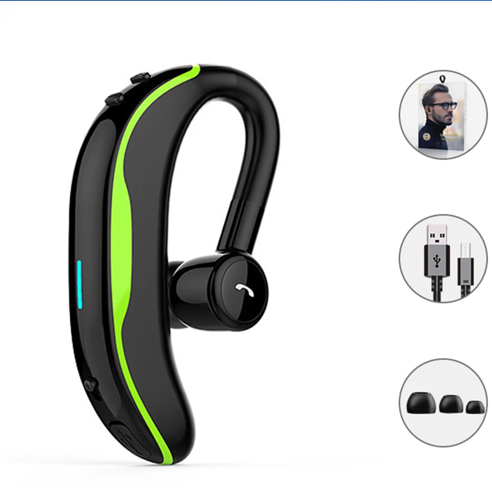

Wireless Earphones Headphones Ergonomic Noise Reduction Sporty Earhooks Mini Hook Outdoor Hanging Earphones Driving