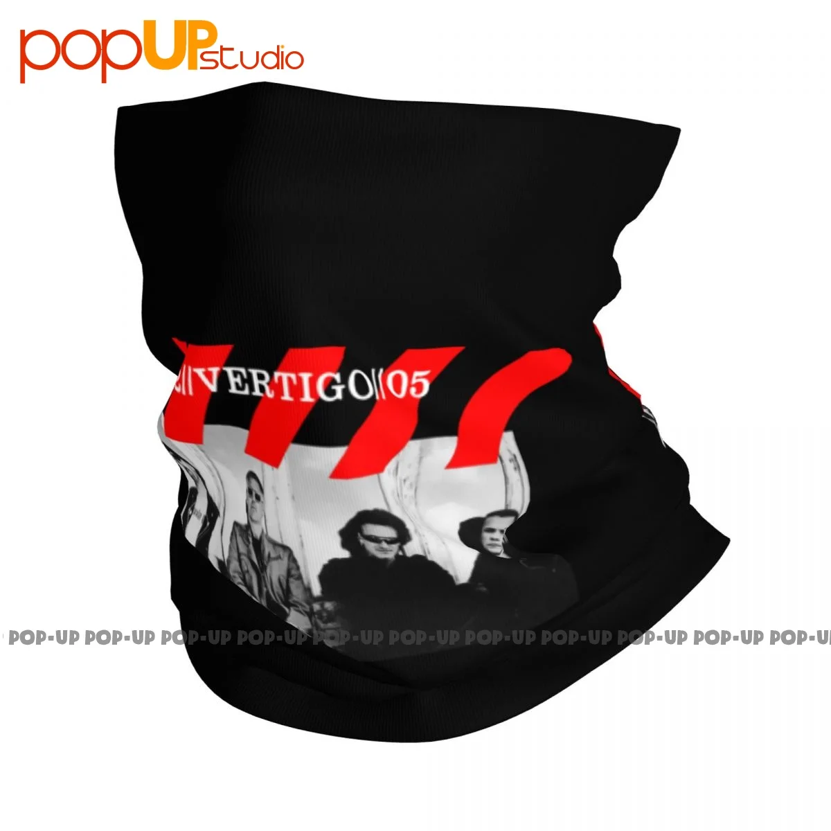 U2 Vertigo 2005 Concert North America Tour Dates Cities Neck Gaiter Bandana Scarf Face Mask