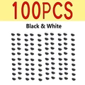100 piezas Blanco y Negro