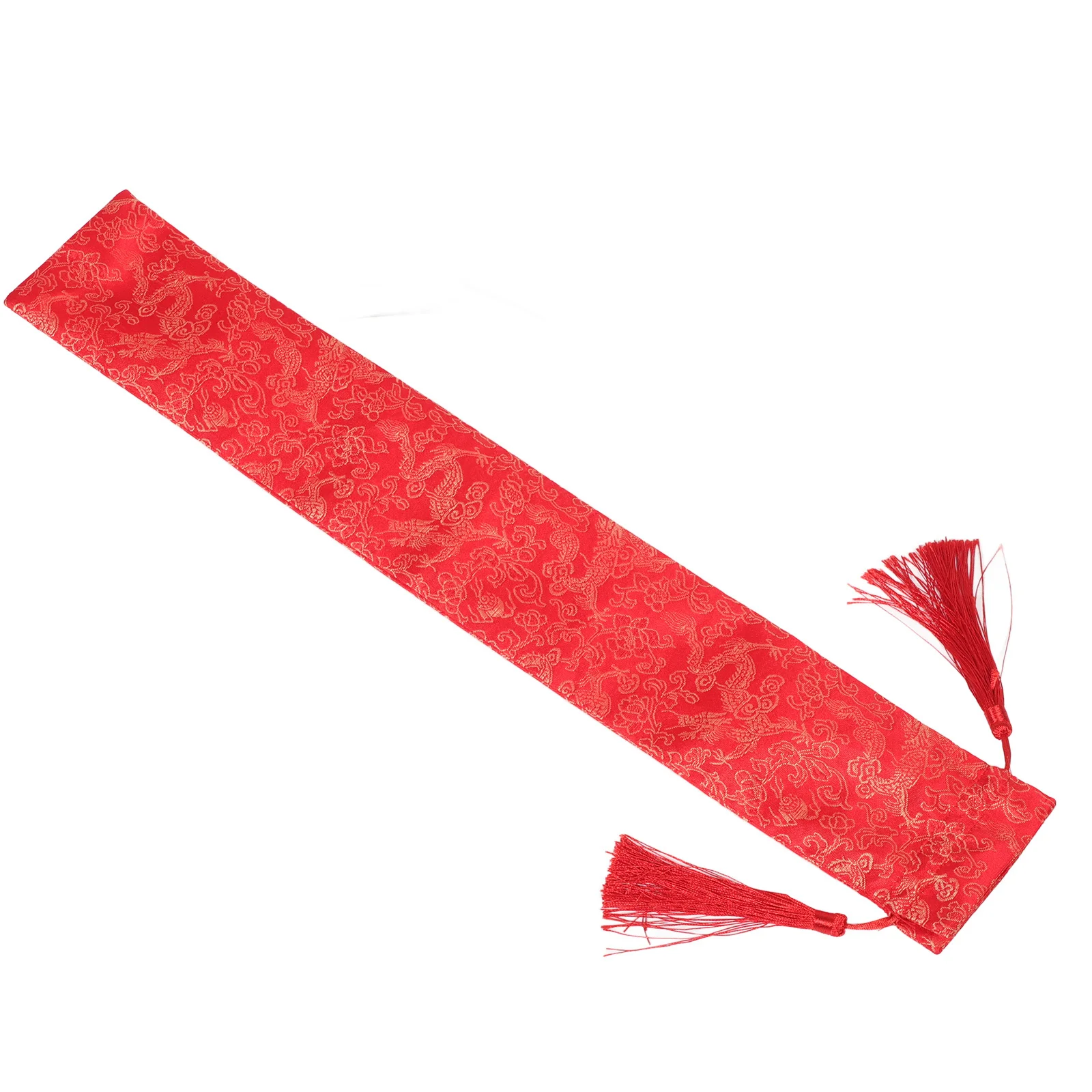 미국 마작 세트 게임 정리 도구용 끈이 달린 휴대용 보호대가 있는 부드러운 천 마작 점수판 슬리브