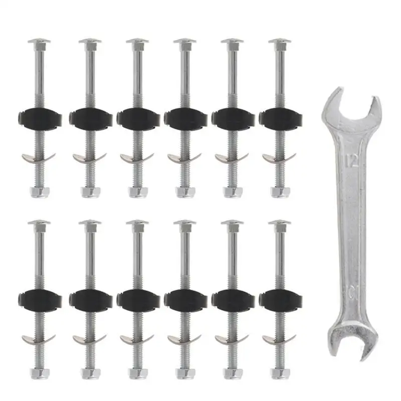 

Удержание батута, болты и гайки для батута, запасные стабилизирующие гайки 12X для поворотного забора, теплицы, садового навеса