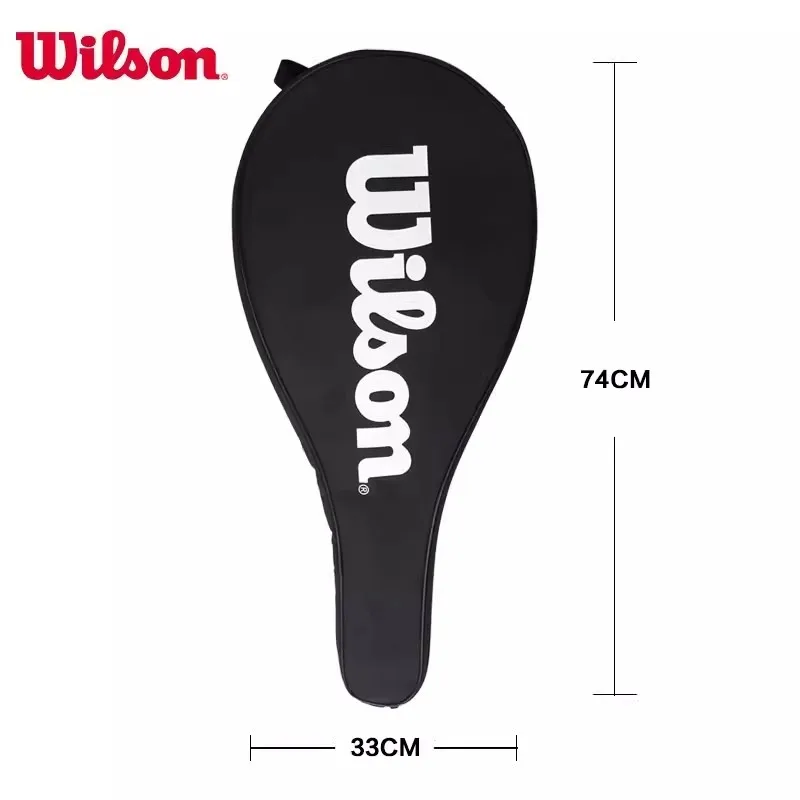 Wilson original saco de tênis raquete de tênis capa diária leve saco de esportes de ombro único saco de raquete de quadra portátil