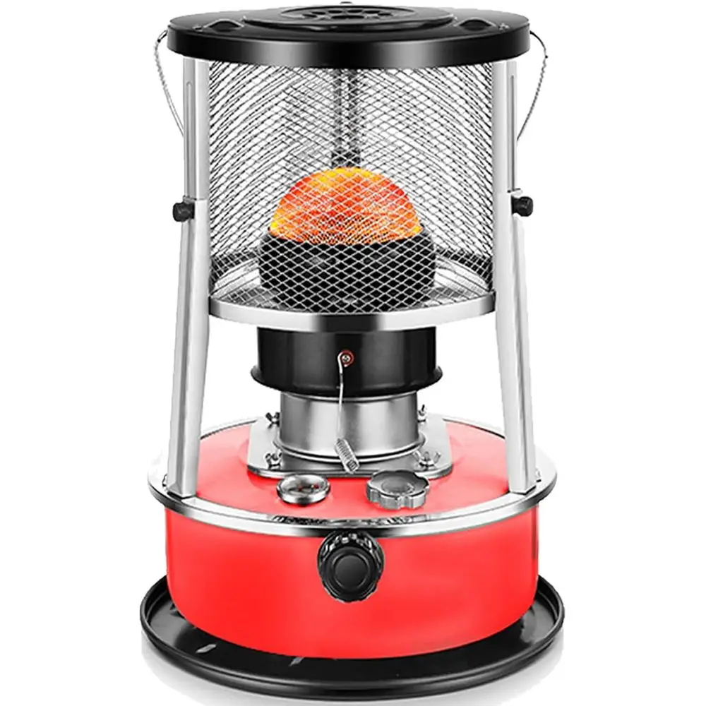 

Портативный керосиновый обогреватель объемом 4,6 л для использования в помещении и на улице: идеально подходит для кемпинга, охоты, походов и выживания.