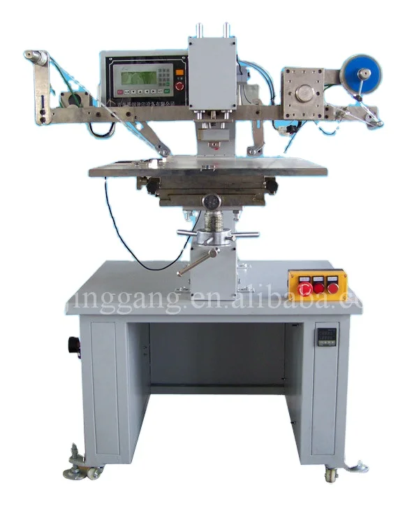 TJ-77 New Condition Automatic Flatbed Printer Pneumatic Driven Hologram Label Hot Stamping Embossing Machine for Sale