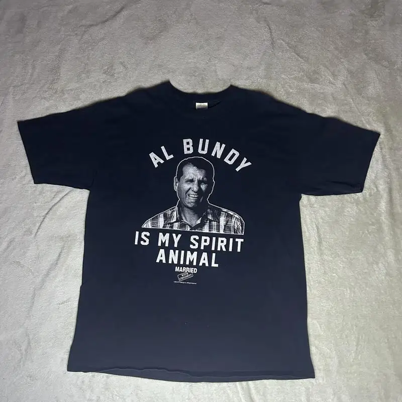 Vintage Married With Children ÄúAl Bundy Is My Spirit Animal Äù T Shirt Size XL