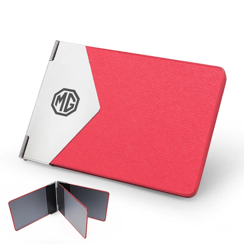 Leather Car Logo ID Document Holder Card Cover For MG ZS MG5 GS HS