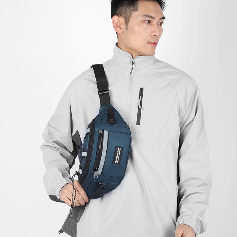 

2024 New Y2K Chest Bag Unisex Reflective Waist Bag Fashion Crossbody Sling Bag for Women Men, Outdoor Travel Sport Shoulder Bag