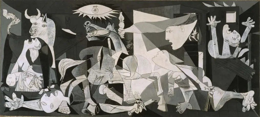 100% handmade high quality Oil Painting Reproduction on Linen Canvas,Guernica by Pablo Picasso,Abstract oil painting,Unframed