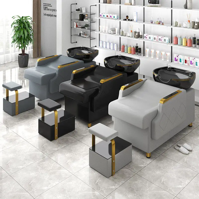 Luxury Modern Shampoo Chair Hair Salon Exclusive Hair Washing Chair Professional Comfortable Chaise De Coiffure Salon Furniture