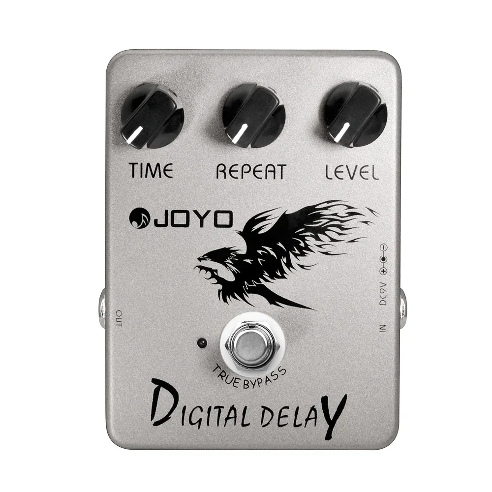 

JOYO JF-08 Digital гитарные педали с эффектом Delay Classic Slap Echo Full Bypass проводка, настоящий цифровой эффект задержки, педаль для гитары