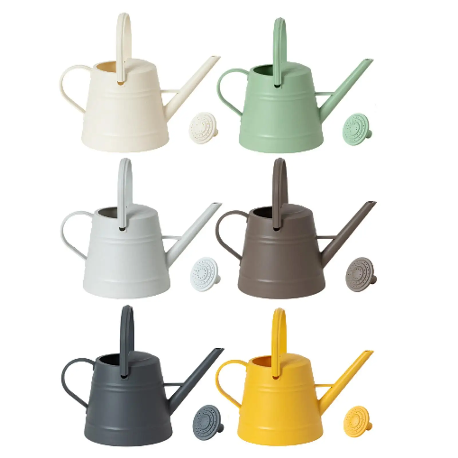 

Watering Can with Extended Spout for Household Use, Removable Spray Feature