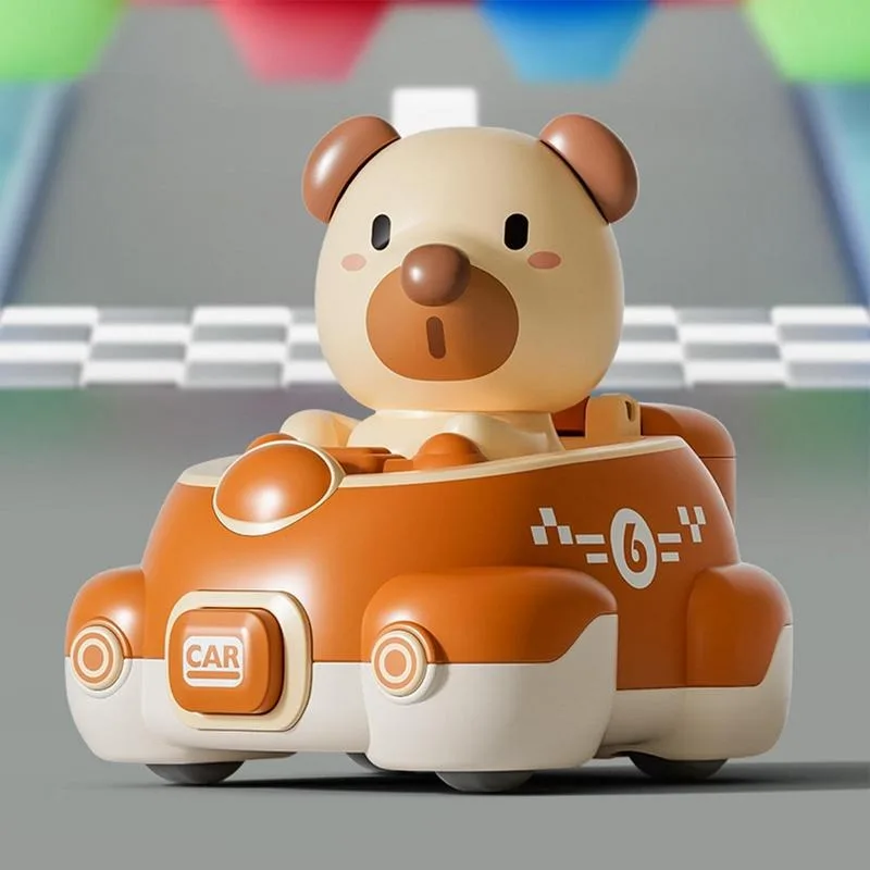 Baby Toy Cars Gifts Press and Go Animal Car Educational Toys, Pull Back Cars Toys for Toddlers, Baby Animal Racing Cars