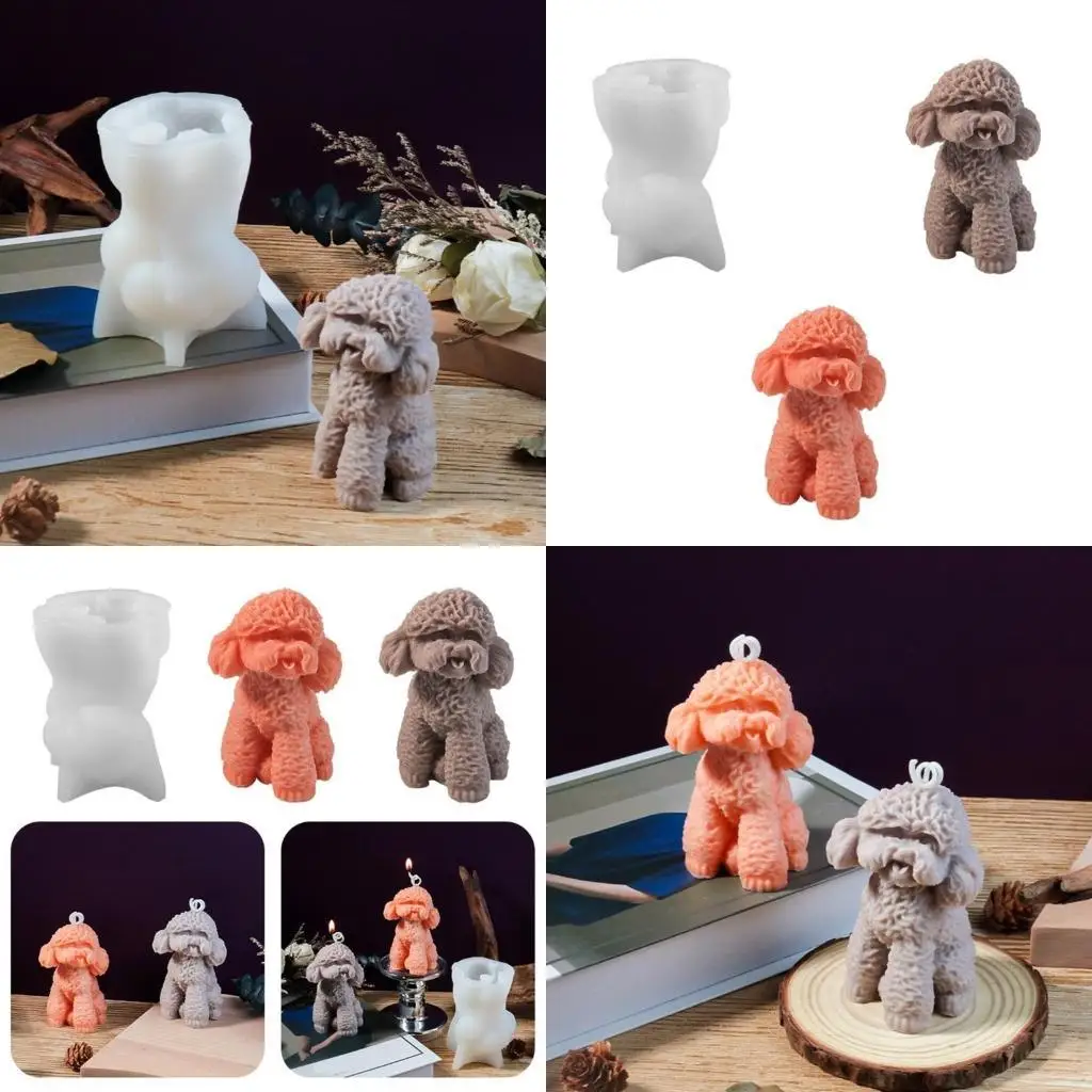 

J78F Versatile Dog Silicone Mold for Custom Scented and Art Projects