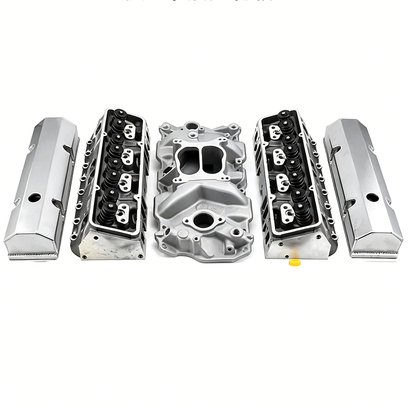 #￥forPCE435.1001.04 SBC 350 Performance Kit With 210cc Heads&Flat Tappet Cam Fix LowTorque Upgrade HorsepowerforStreet Rod Parts