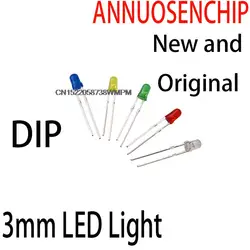 100PCS New and Original DIP White Yellow Red Green Blue Assorted Kit DIY LEDs Set electronic diy kit 3mm LED Light