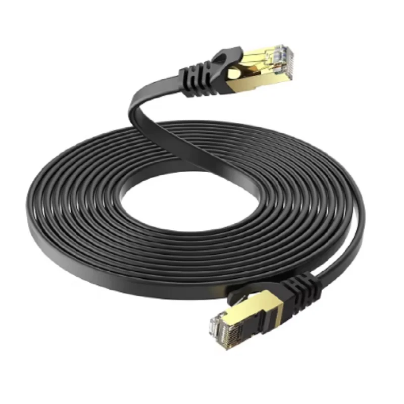 10Gbps CAT7 Flat Ethernet Cable RJ45 Lan Network Cable Networking Ethernet Cord CAT 7 Network Cable For Computer Router Laptop
