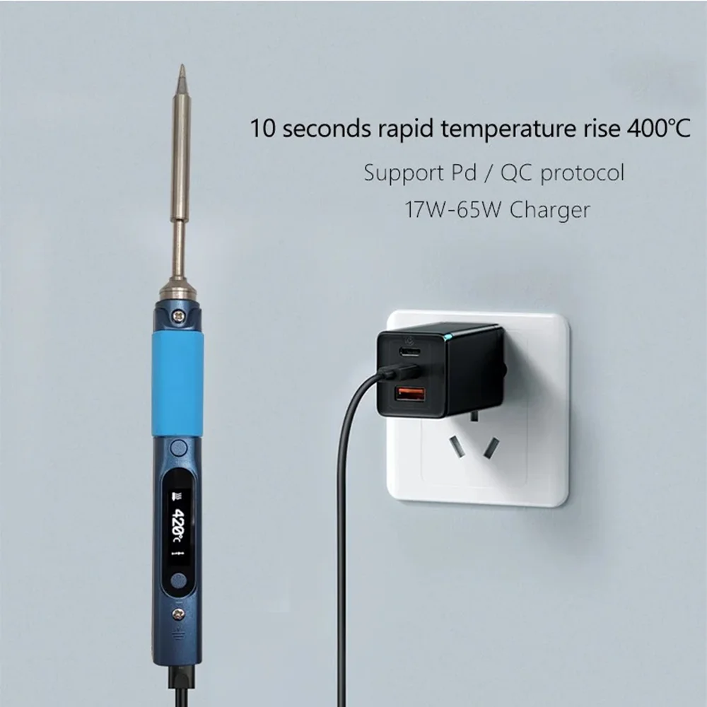 Pine64 CN Edition Pinecil V1 Portable Soldering Iron Programable Welding Tools Adjustable Temperature Digital Solder Station