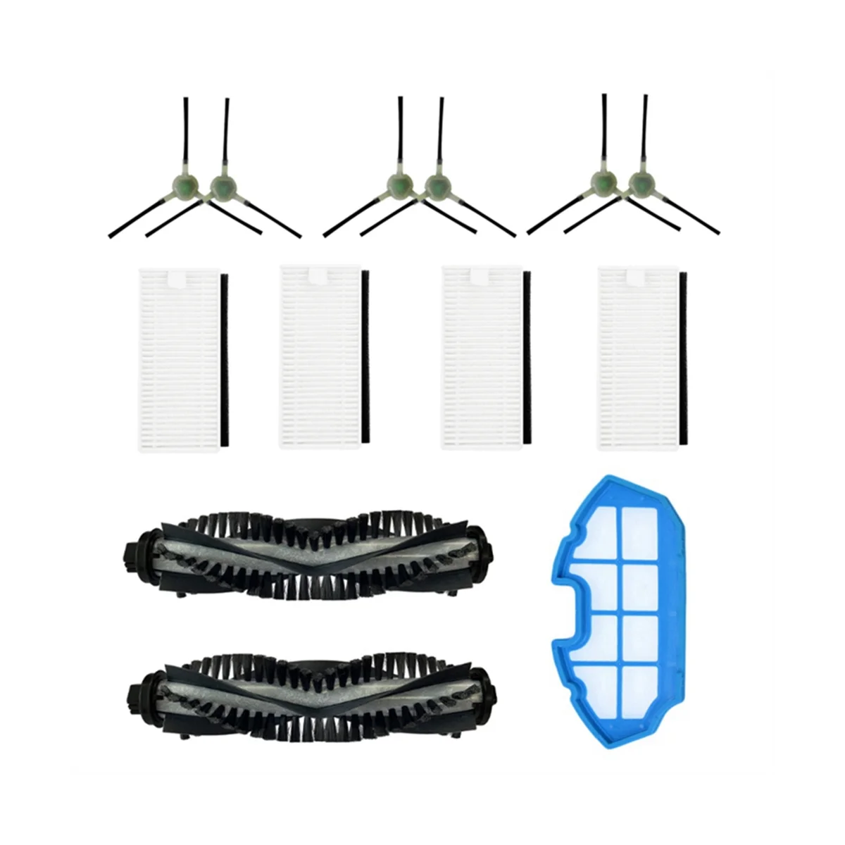 HEPA Filter Main Brush Side Brushes Replacement for MT501 MT710 MT720 Sweeper Robot Accessories