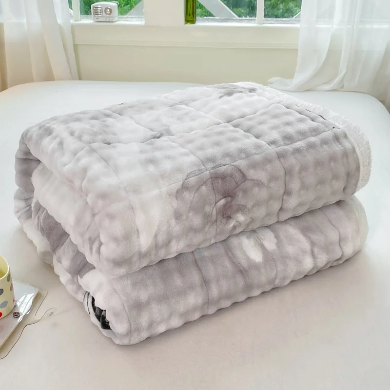سوبر سميكة فراش توبر فقاعة الصوف السرير حصيرة غطاء ملاءات دافئة لفصل الشتاء الملكة فراش وسادة أغطية سرير ناعمة Mattretulisperiд #6