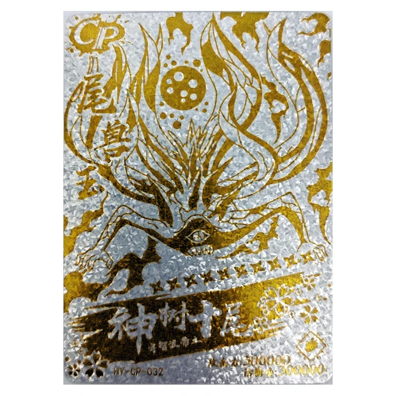 Anime NARUTO Rare CP Game Akimichi Choji Senju Hashirama Deidara Uchiha Sasuke Gaara Susanoo Collectible Cards Birthday Toy Gift