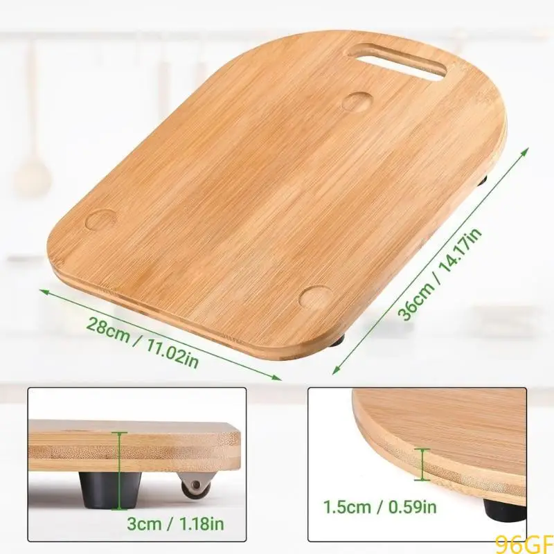 96GF ไม้ร่อนสไลด์สไลด์เครื่องใช้ในครัวเครื่องเลื่อนเครื่องใช้สำหรับการปกป้องเคาน์เตอร์และเครื่องใช้ที่เคลื่อนที่ได้อย่างง่ายดาย