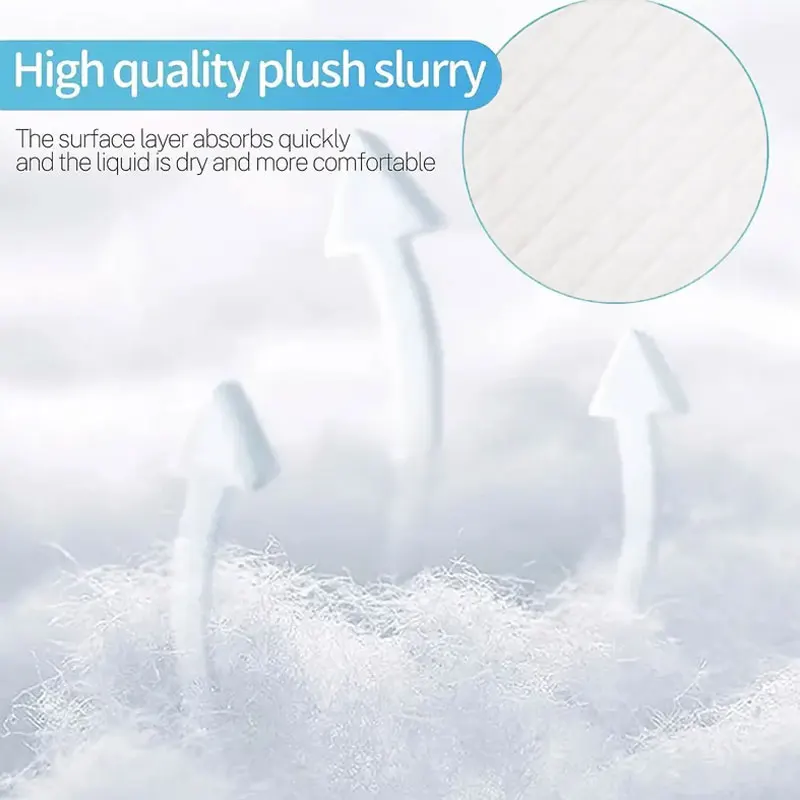 Estera para el cuidado de personas mayores, estera de pañales desechable, 50 piezas, 60x90cm (23,62x35,43 pulgadas), estera de colchón posparto para bebés mayores, pañales a prueba de fugas