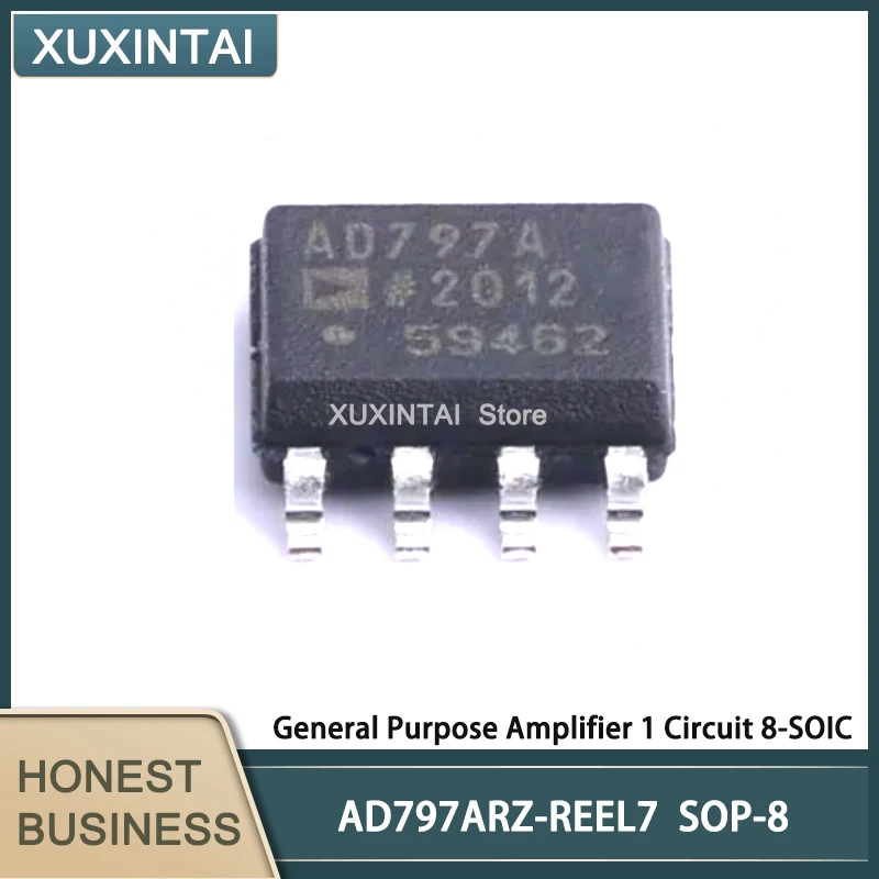 5Pcs/Lot   New Original  AD797ARZ-REEL7  AD797ARZ  General Purpose Amplifier 1 Circuit 8-SOIC