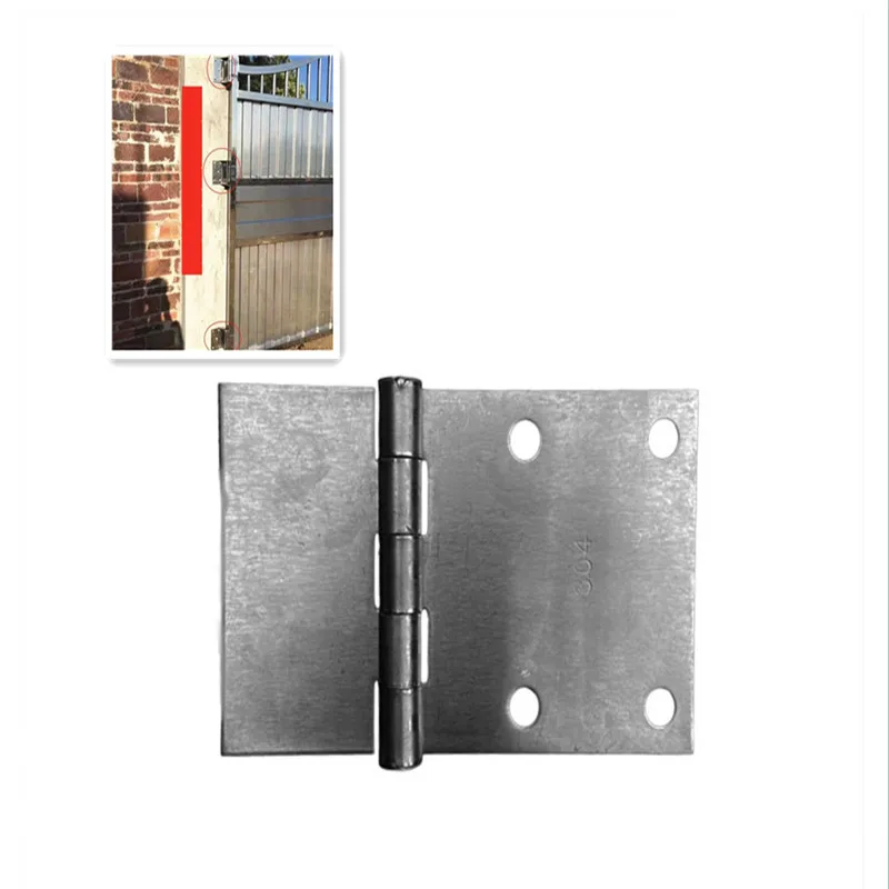 Stainless Steel Courtyard Outdoor Iron Door Hinge Thickened Heavy Duty Movable Door Shaft Plate Hinge